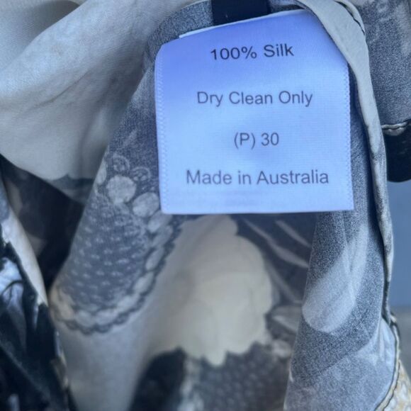 Silk Shift dress in Size 10 floral whimsygoth Romance Was Born - Picture 8 of 9